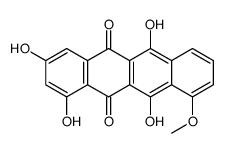 7,8-Desacetyl-9,10-dehydro Daunorubicinone Structure