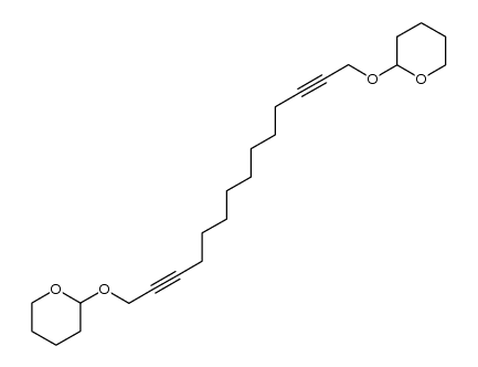 1,14-bis((tetrahydro-2H-pyran-2-yl)oxy)tetradeca-2,12-diyne Structure