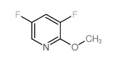 3,5-二氟-2-甲氧基吡啶结构式