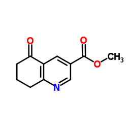 Methyl 5-oxo-5,6,7,8-tetrahydro-3-quinolinecarboxylate Structure