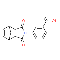 3-(3,5-DIOXO-4-AZA-TRICYCLO[5.2.1.0(2,6)]DEC-8-EN-4-YL)-BENZOIC ACID结构式