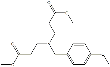 dimethyl 3,3'-((4-methoxybenzyl)azanediyl)dipropanoate Structure