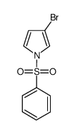 3-溴-1-(苯磺酰基)-1H-吡咯结构式