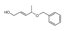 (2E,4S)-4-<(benzyl)oxy>-2-pentenol Structure