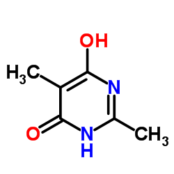 2,5-二甲基嘧啶-4,6-二醇结构式