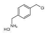 [4-(chloromethyl)phenyl]methanamine,hydrochloride Structure