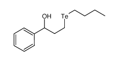3-(butyltellanyl)-1-phenylpropan-1-ol结构式