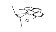 PtClMe(2,9-Me2-1,10-phenanthroline)((E)-MeCH=CHMe)结构式