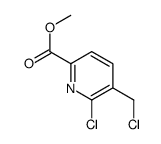 methyl 6-chloro-5-(chloromethyl)pyridine-2-carboxylate Structure