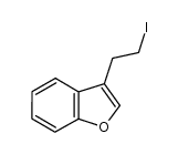 2-(benzofuran-3-yl)ethyl iodide Structure
