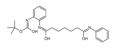 N-(N2-Boc-2-Aminophenyl)-N'-phenylheptanediamide structure