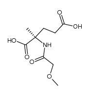 Glutamic acid,N-(methoxyacetyl)-2-methyl- (9CI) picture