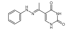 phenylhydrazone de l'acetyl-5 uracile结构式