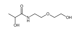 N-[2-(2-Hydroxyethoxy)ethyl]lactamide结构式