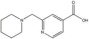 2-Piperidin-1-ylmethyl-isonicotinic acid Structure