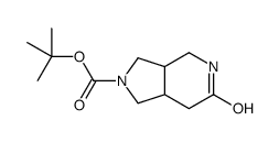 cis--tert-Butyl 6-oxohexahydro-1H-pyrrolo[3,4-c]pyridine-2(3H)-carboxylate Structure
