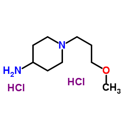 1-(3-Methoxypropyl)-4-piperidinamine dihydrochloride Structure