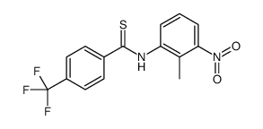 N-(2-methyl-3-nitrophenyl)-4-(trifluoromethyl)benzenecarbothioamide Structure