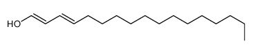 heptadeca-1,3-dien-1-ol Structure