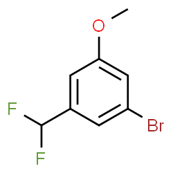 1-bromo-3-(difluoromethyl)-5-methoxybenzene structure