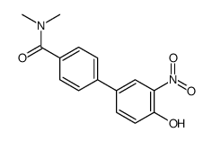 4-(4-hydroxy-3-nitrophenyl)-N,N-dimethylbenzamide结构式