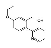 2-(4-ethoxy-2-methylphenyl)pyridin-3-ol Structure