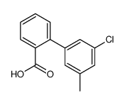 2-(3-chloro-5-methylphenyl)benzoic acid结构式