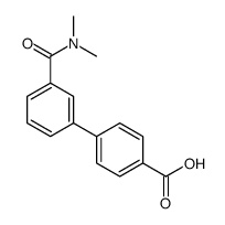 4-[3-(dimethylcarbamoyl)phenyl]benzoic acid结构式