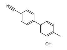 4-(3-hydroxy-4-methylphenyl)benzonitrile Structure