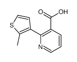 2-(2-methylthiophen-3-yl)pyridine-3-carboxylic acid Structure