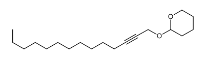 2-tetradec-2-ynoxyoxane Structure