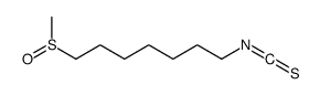 1-ISOTHIOCYANATO-7-(METHYLSULFINYL)-HEPTANE Structure