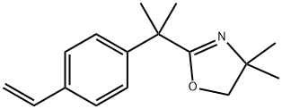 Oxazole, 2-[1-(4-ethenylphenyl)-1-methylethyl]-4,5-dihydro-4,4-dimethyl- picture