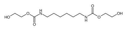 1,6-bis(2-hydroxyethyloxycarbonylamino)hexane Structure