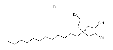 dodecyl-tris-(2-hydroxy-ethyl)-ammonium, bromide结构式