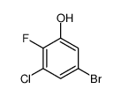 5-Bromo-3-chloro-2-fluorophenol structure