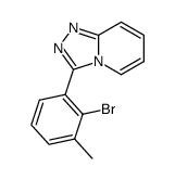 3-(2-bromo-3-methylphenyl)-[1,2,4]triazolo[4,3-a]pyridine结构式
