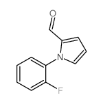 1-(2-fluorophenyl)-1H-pyrrole-2-carbaldehyde structure