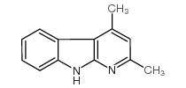 2,4-dimethyl-9H-pyrido[2,3-b]indole Structure