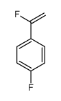 1-fluoro-4-(1-fluoroethenyl)benzene结构式