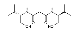 N1,N3-bis((S)-1-hydroxy-3-methylbutan-2-yl)malonamide结构式