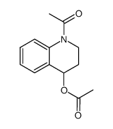 4-acetoxy-1-acetyl-1,2,3,4-tetrahydro-quinoline Structure