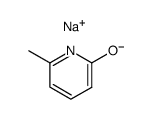 sodium 6-methyl-2-pyridolate结构式