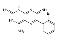 6-(2-bromophenyl)pteridine-2,4,7-triamine Structure