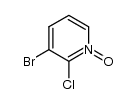 3-bromo-2-chloropyridine 1-oxide结构式