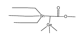 methyl(tributylstannyl)(trimethylgermyl)acetate结构式