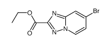 7-溴-[1,2,4]三唑并[1,5-a]吡啶-2-羧酸乙酯结构式
