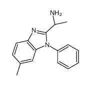(1S)-1-(6-methyl-1-phenylbenzimidazol-2-yl)ethanamine Structure