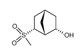 Bicyclo[2.2.1]heptan-2-ol, 6-(methylsulfonyl)-, (endo,endo)- (9CI) structure