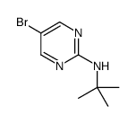 5-BROMO-N-(TERT-BUTYL)PYRIMIDIN-2-AMINE structure